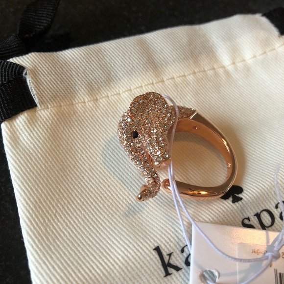Kate Spade Pave Elephant Ring - Picture 8 of 8
